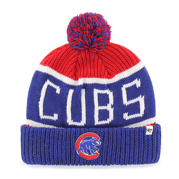 Chicago Cubs Calgary Crawl Bear Cuffed Knit Hat