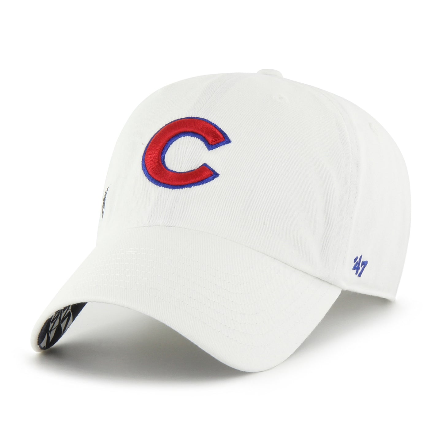 Chicago Cubs Woman's White Confetti Clean Up Hat
