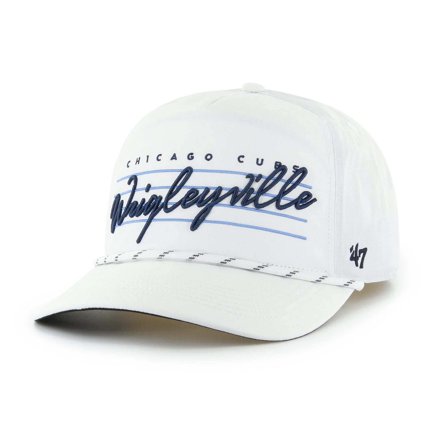 Chicago Cubs White Wrigleyville Downburst Rope '47 Hitch Adjustable Ha ...