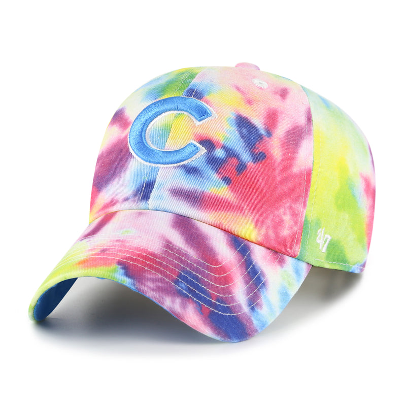 Chicago Cubs Spectral Tye Dye Adjustable Hat