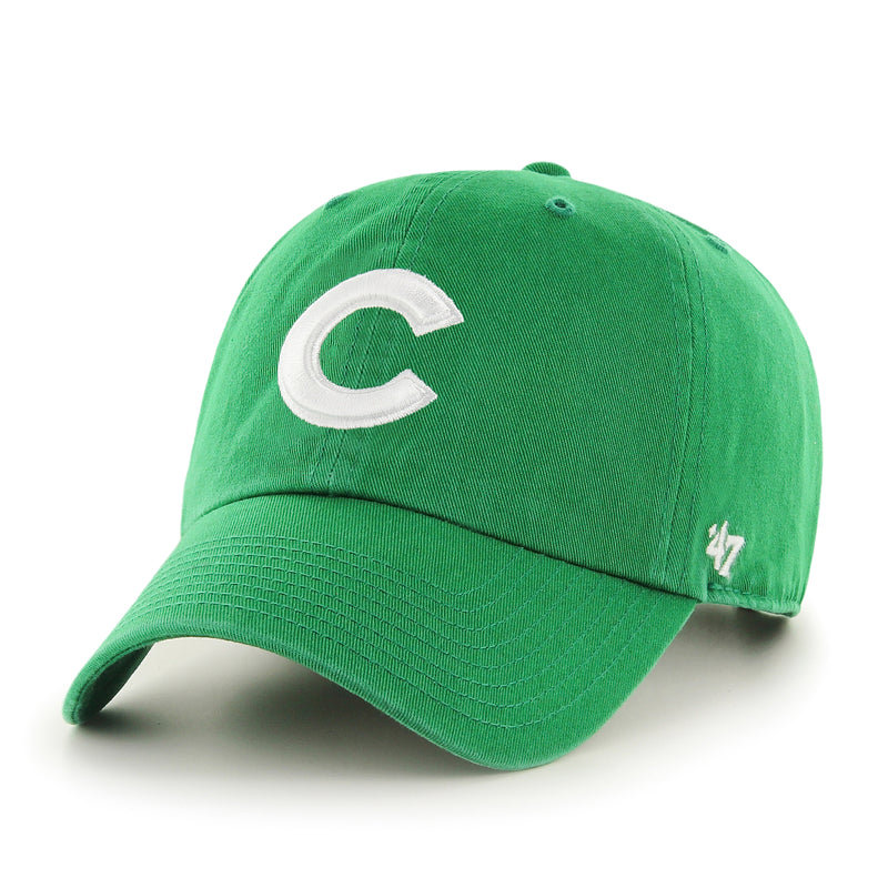 Chicago Cubs Kelly Green Clover '47 Clean Up Adjustable Hat