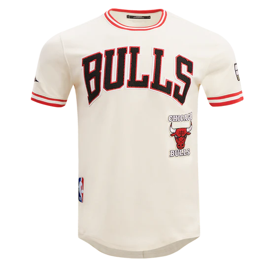 Chicago Bulls Cream Retro Classic Pro Standard Tee