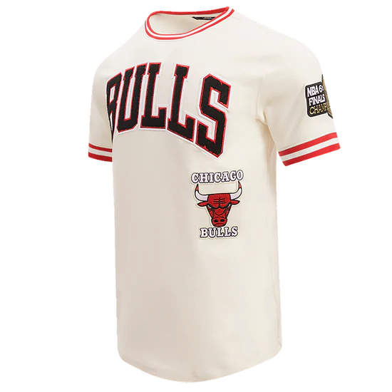 Chicago Bulls Cream Retro Classic Pro Standard Tee