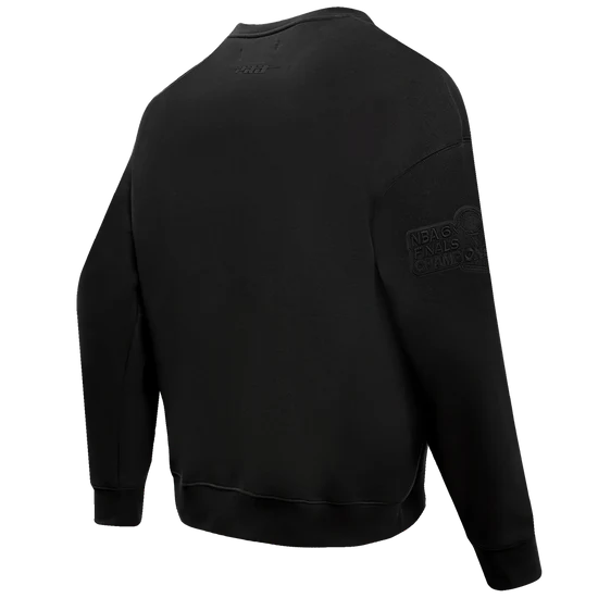 Chicago Bulls Black Neutral Drop Shoulder Crew Neck Sweatshirt