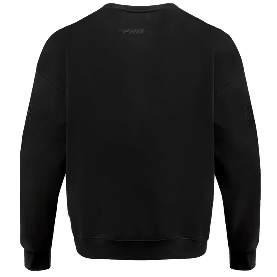 Chicago Bulls Black Neutral Drop Shoulder Crew Neck Sweatshirt