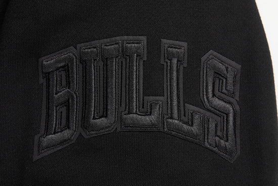 Chicago Bulls Black Neutral Drop Shoulder Crew Neck Sweatshirt