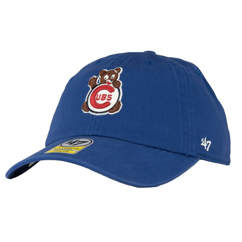 Chicago Cubs Royal Waving Bear '47 Clean Up Adjustable Youth Hat