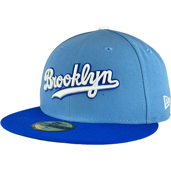Brooklyn Dodgers Sky Royal Jackie Robinson 75 Years New Era 59FIFTY Fitted Hat 7 1/4