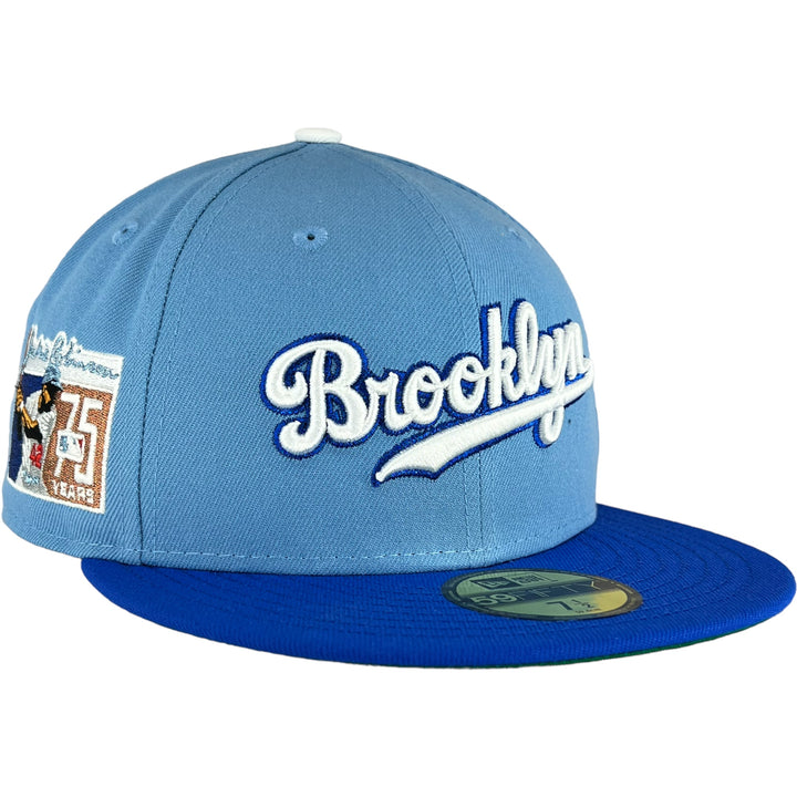 Brooklyn Dodgers Sky Royal Jackie Robinson 75 Years New Era 59FIFTY Fi -  Clark Street Sports