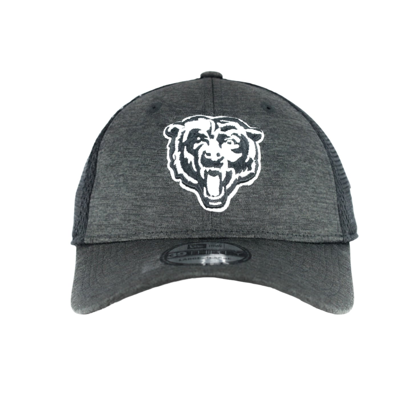 Chicago Bears New Era Marled Black Neo Angry Bear Face Flex Fit Hat