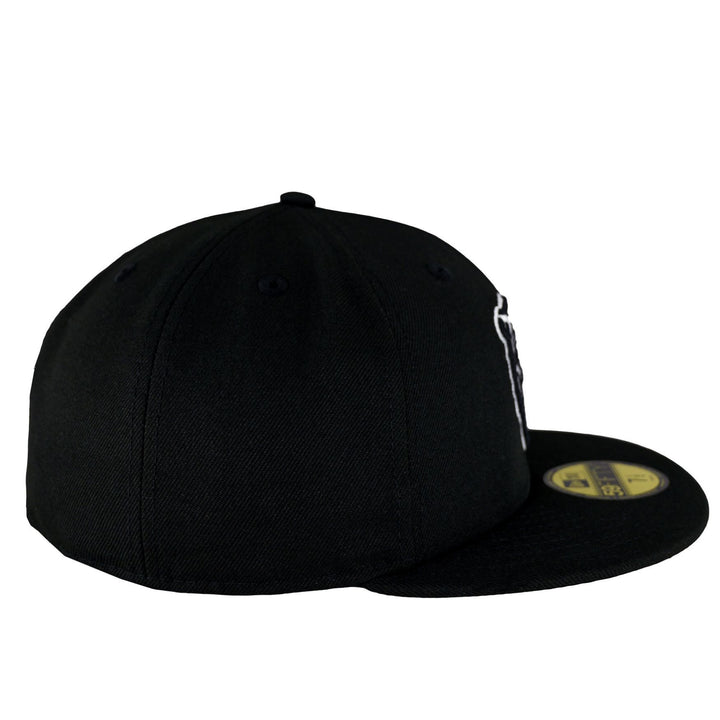 Chicago Bears Black 59Fifty Flatbill Hat with Bear Face Logo by New Er -  Clark Street Sports