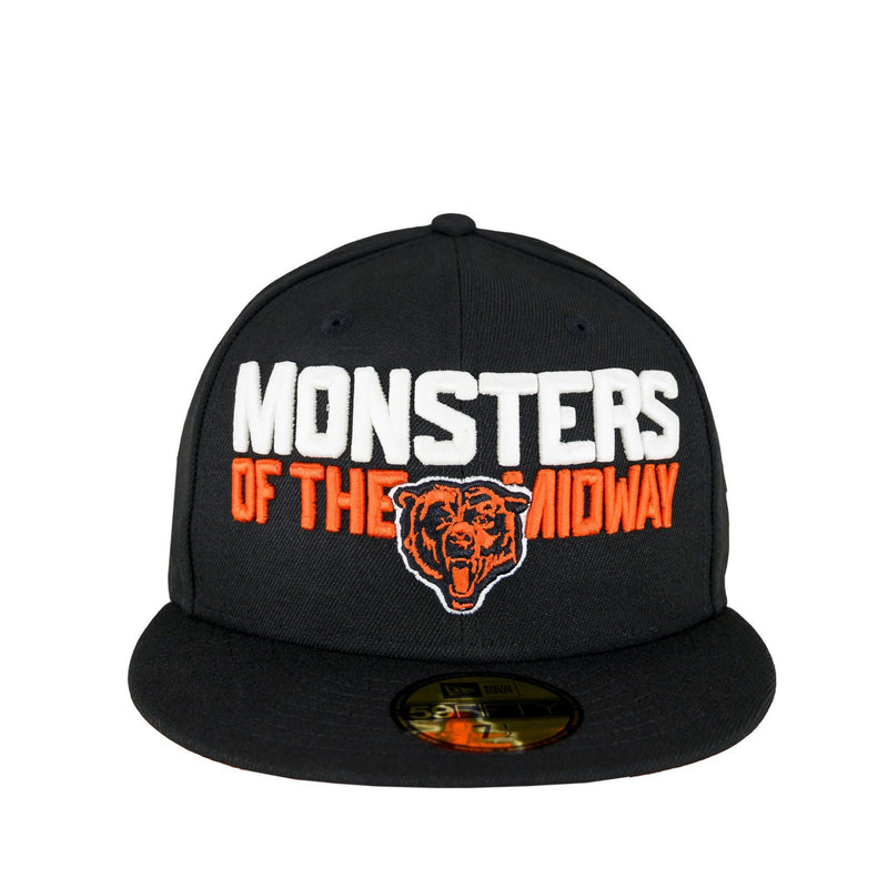 Chicago Bears Monsters Of The Midway Black New Era 59FIFTY Fitted Hat
