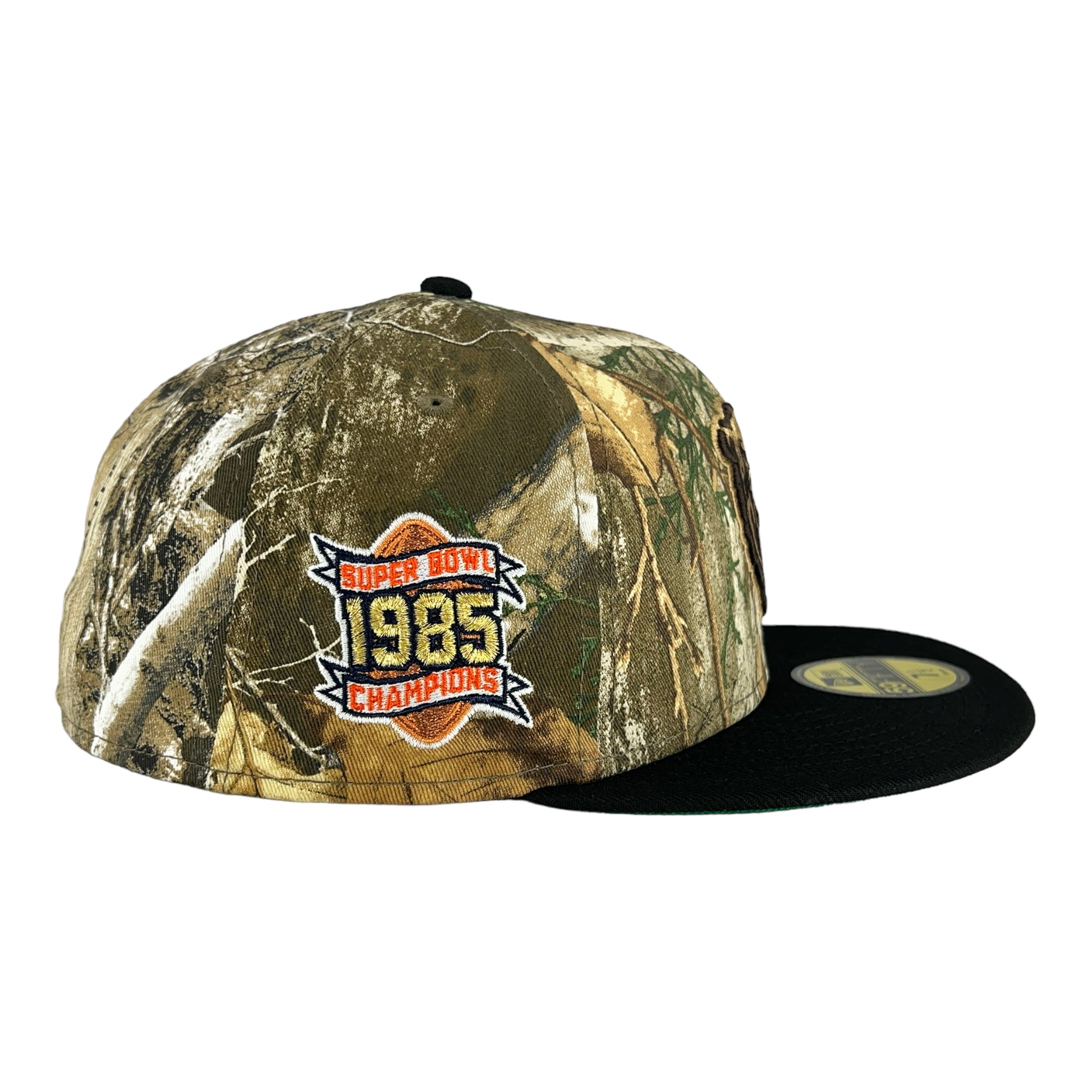 Chicago Bears Real Tree/Black 1985 Super Bowl Champions New Era 59FIFTY Fitted Hat