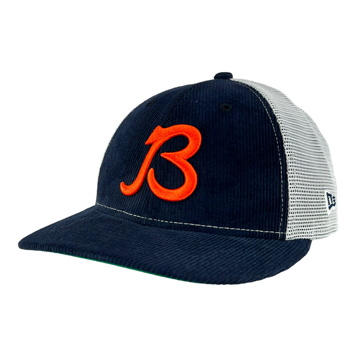 Chicago Bears Navy/White Mesh Back New Era Low Profile 9FIFTY Snapback Hat