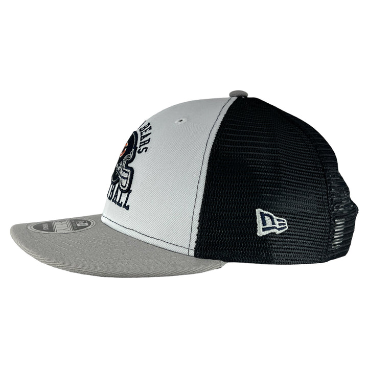 Chicago Bears White/Grey/Navy Mesh New Era Low Profile 9FIFTY Snapback Hat