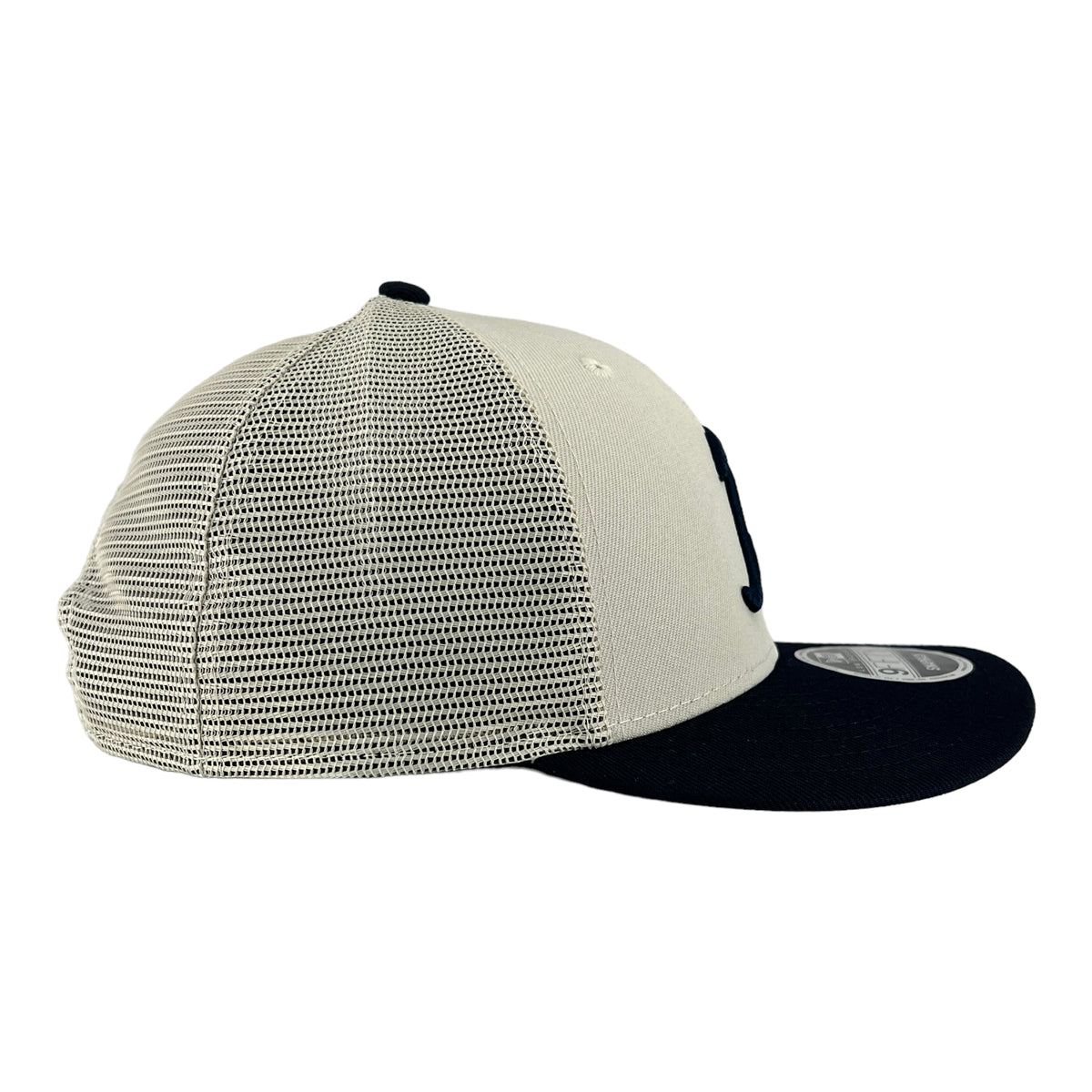 Script 9fifty Snapback Chicago Bears Stone/Navy Mesh Back B Script New Era Low Profile 9FIFTY ...