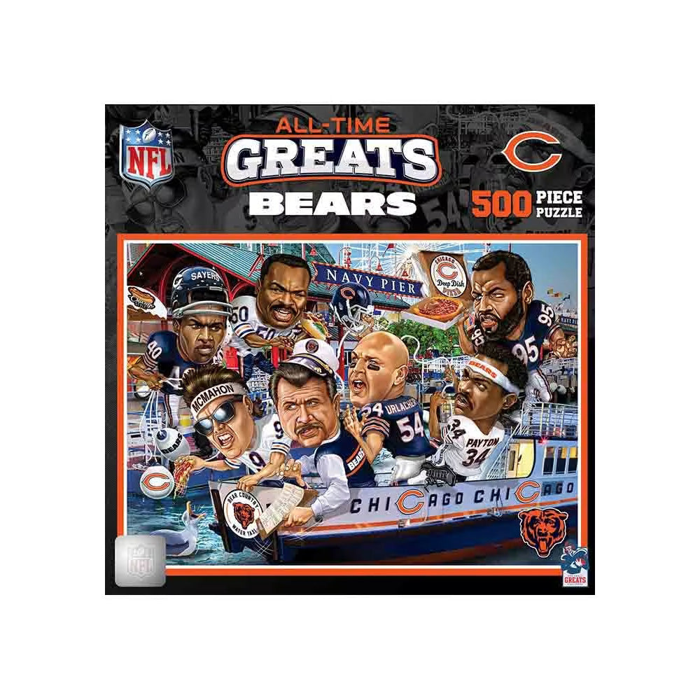 Chicago Bears All-Time Greats 500 Piece Puzzle