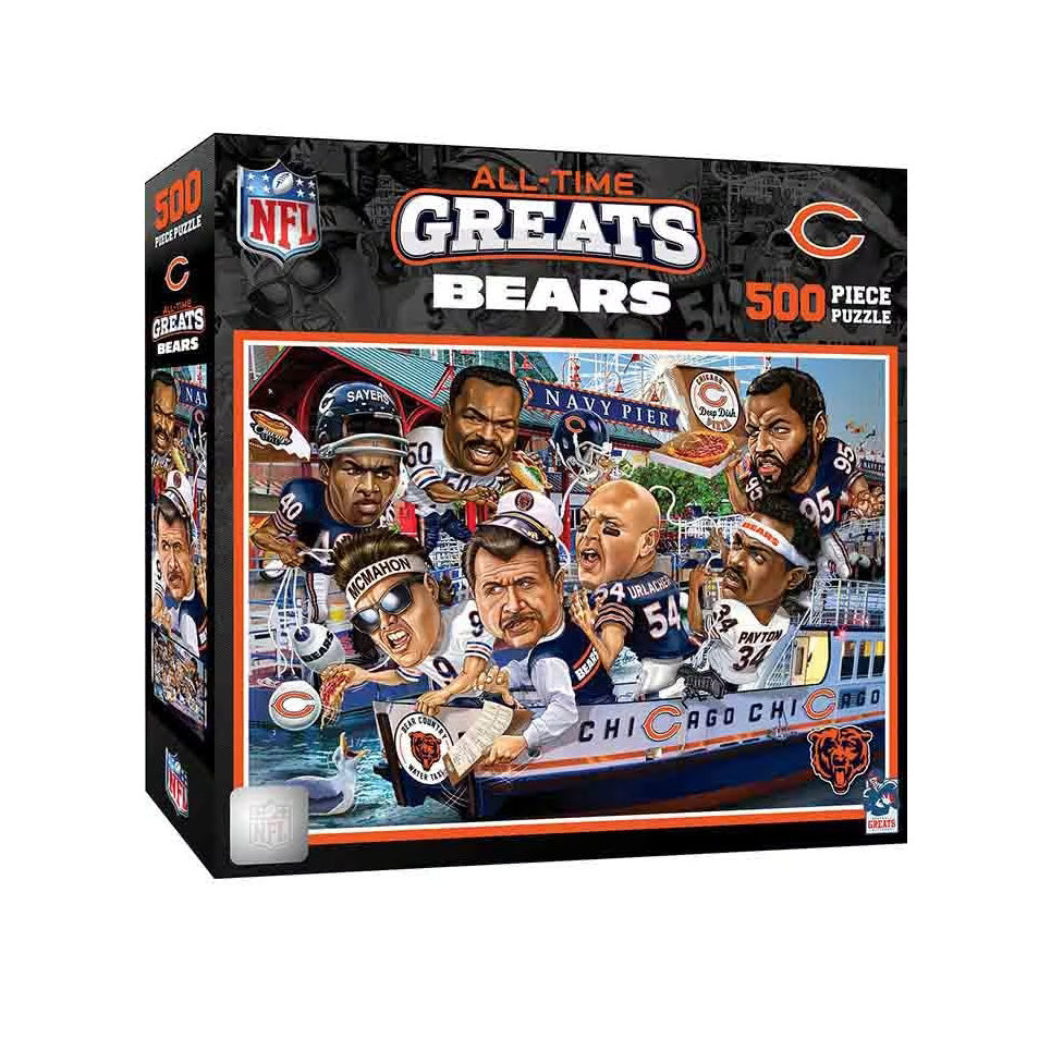 Chicago Bears All-Time Greats 500 Piece Puzzle