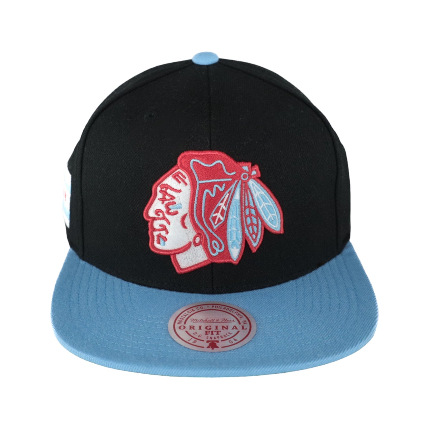 Chicago Blackhawks Chicago Flag Mitchell & Ness Snapback Hat