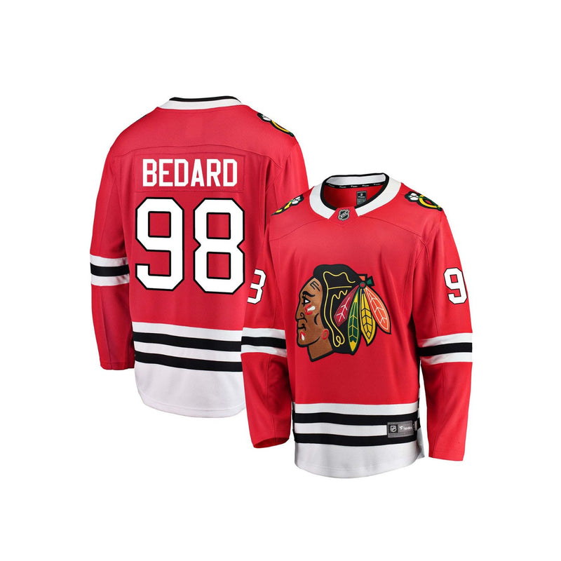 Connor Bedard Chicago Blackhawks Red Home Premier Youth Jersey