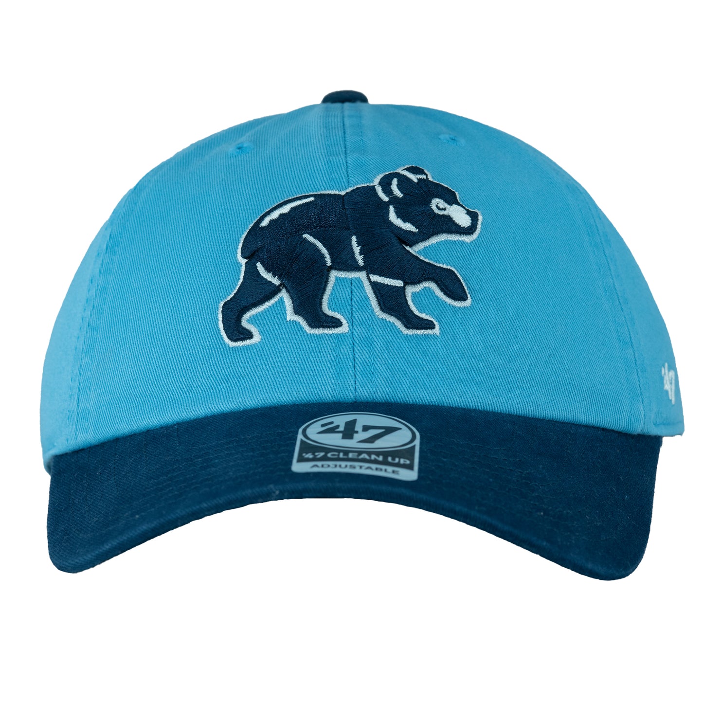 Chicago Cubs Columbia/Navy Walking Bear '47 Freshman Clean Up Adjustable Hat