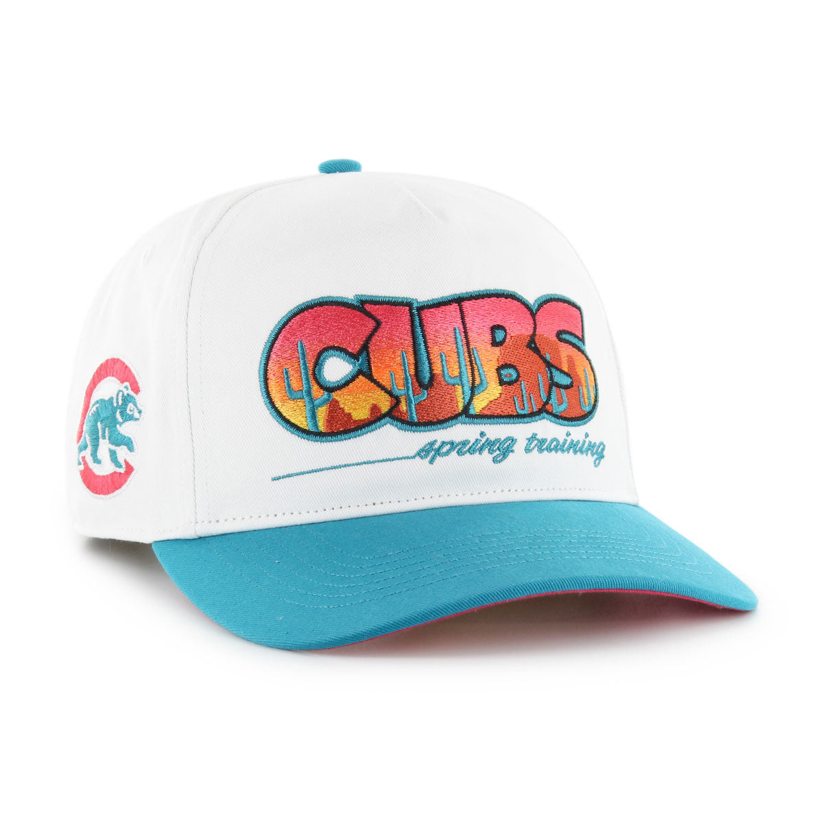 Chicago Cubs Spring Training '47 White Mirage Hitch Snapback Cap