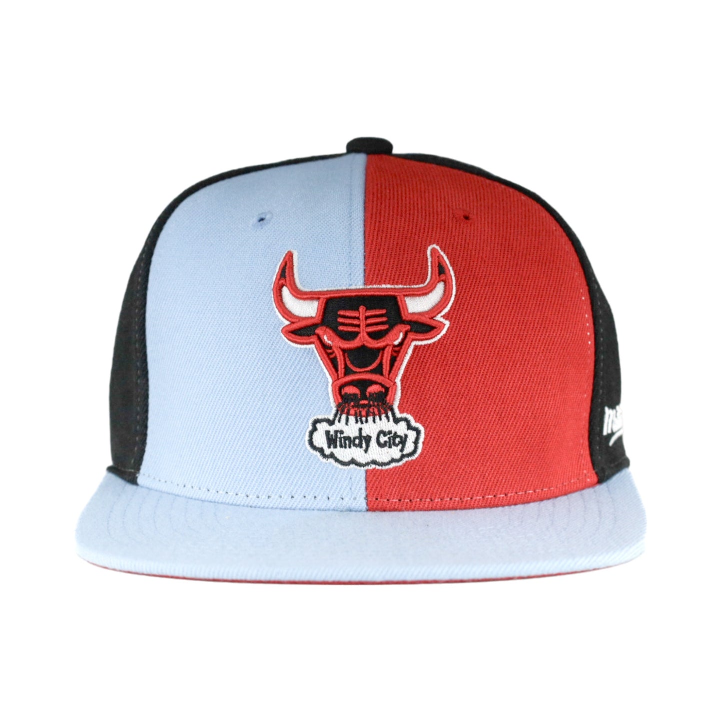 Chicago Bulls Tri-Color Windy City Mitchell & Ness Fitted Hat