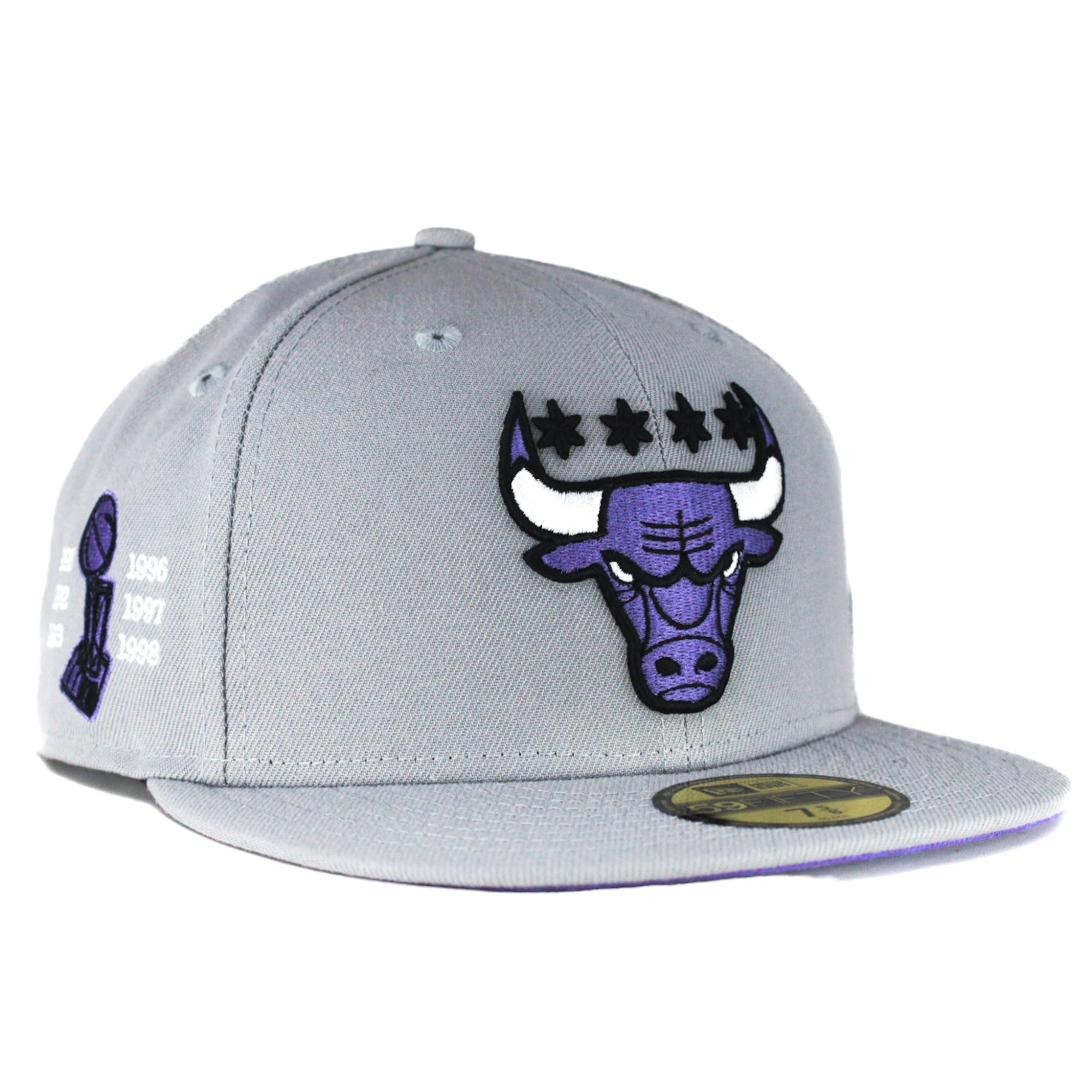 Purple 2024 bulls hat