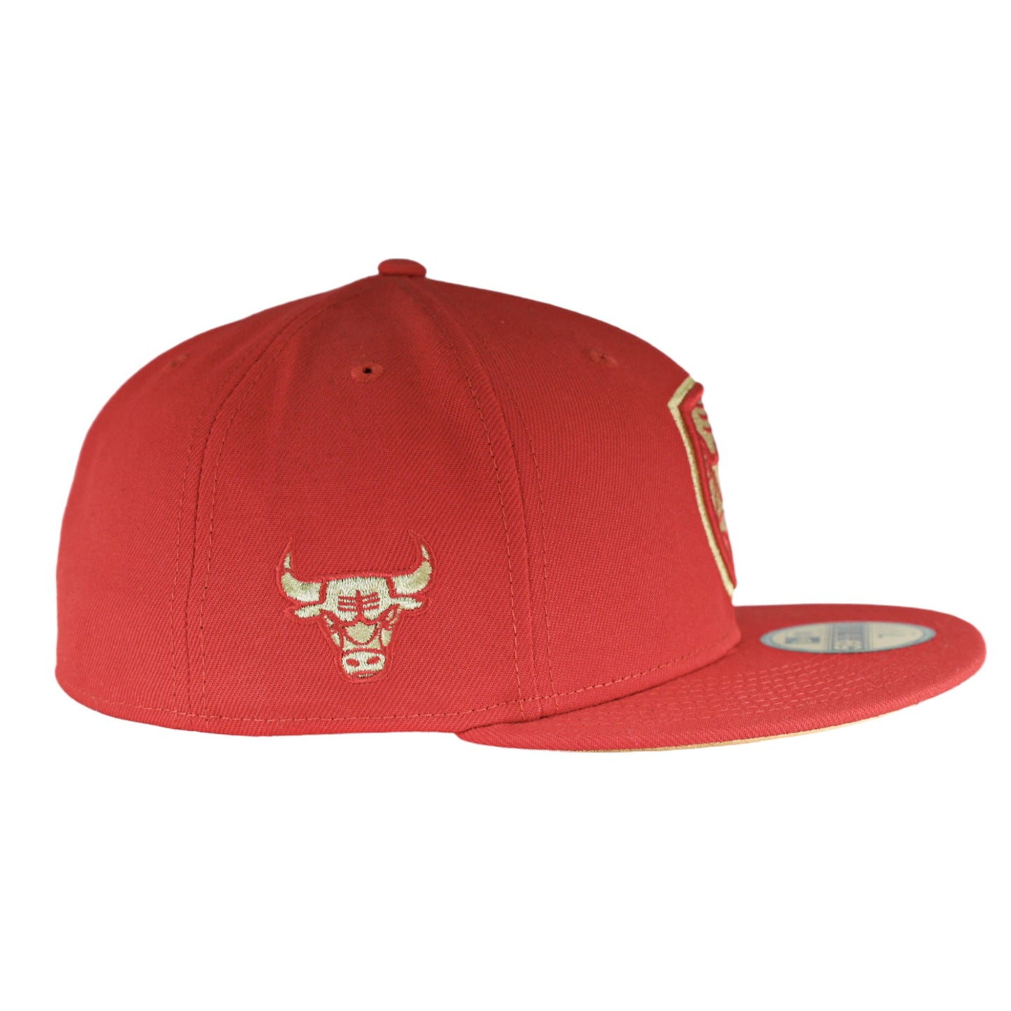 Chicago Bulls New Era 59FIFTY Red/Gold Fitted Hat