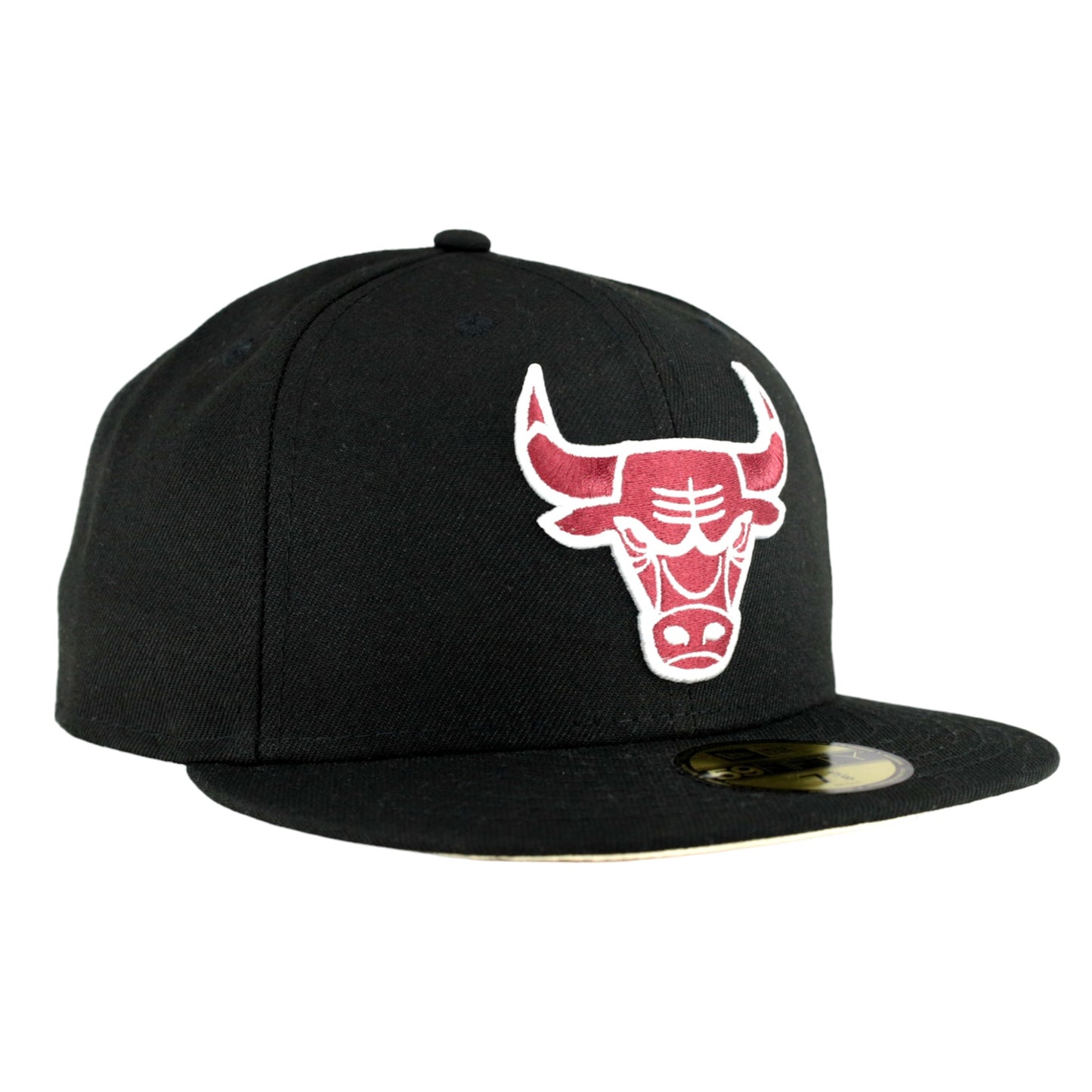 Chicago Bulls Black/Maroon New Era 59FIFTY Fitted Hat