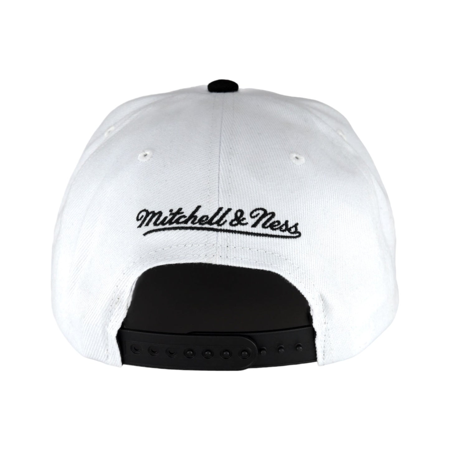 Chicago Bulls Mitchell & Ness White/Black Snapback Hat