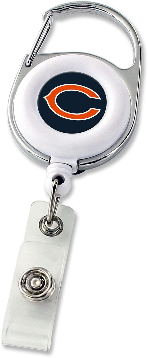 Chicago Bears Deluxe Clip Aminco Badge Reel