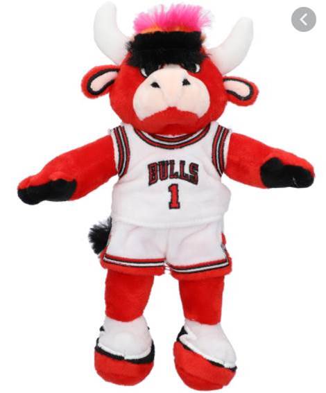 Chicago Bulls Benny The Bull Mascot Plush