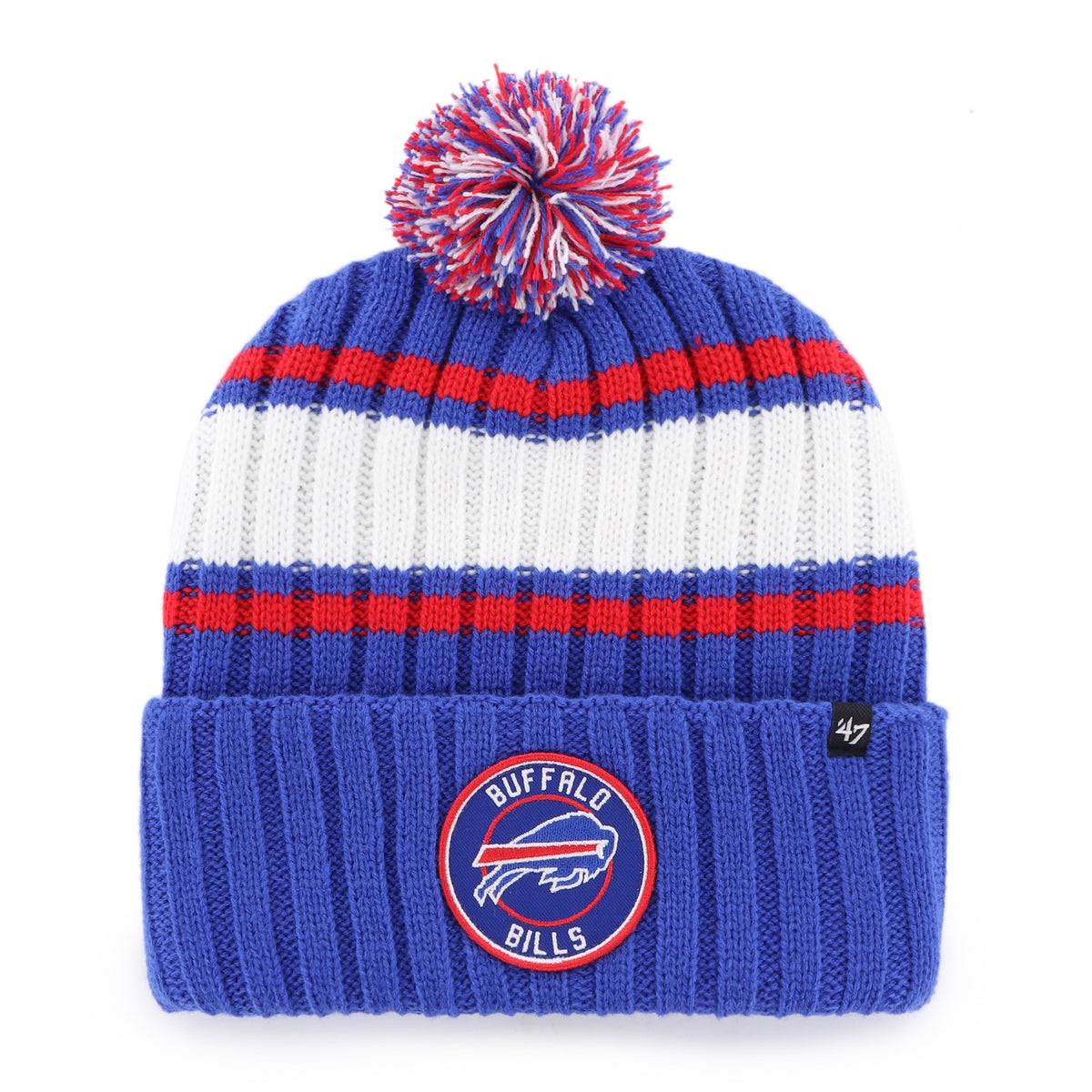Buffalo Bills '47 Sonic Blue Plateau Cuffed Knit Hat