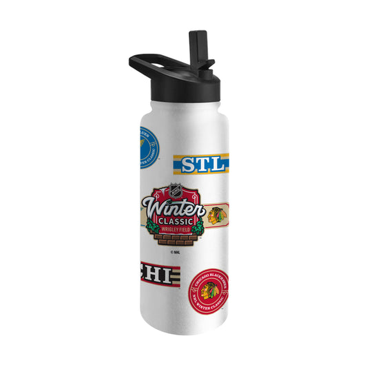 Chicago Blackhawks 2025 Winter Classic 34oz. Quencher Bottle