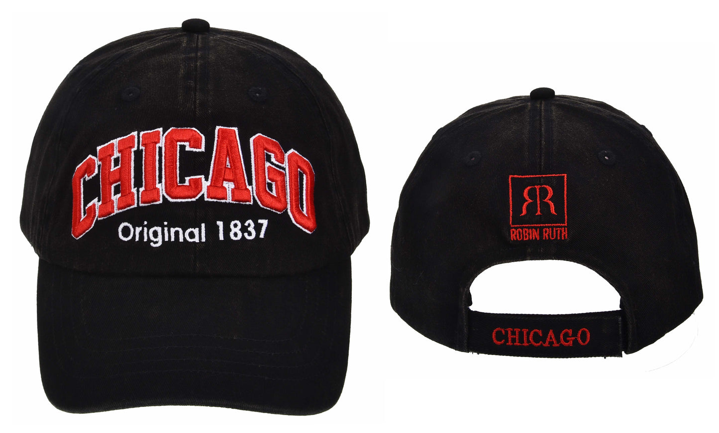 Chicago Black/Red 1837 Robin Ruth Hat