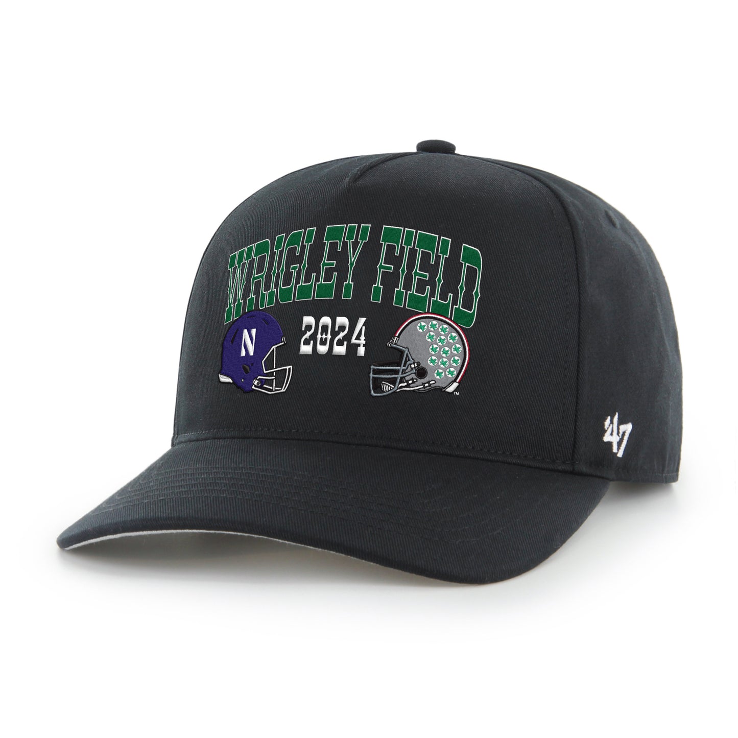 Northwestern vs. Ohio State Wrigley Field 2024 Hitch Adjustable Hat