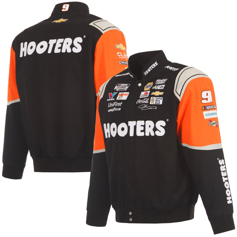 Chase Elliot 9 Hooters Nascar Twill Jacket