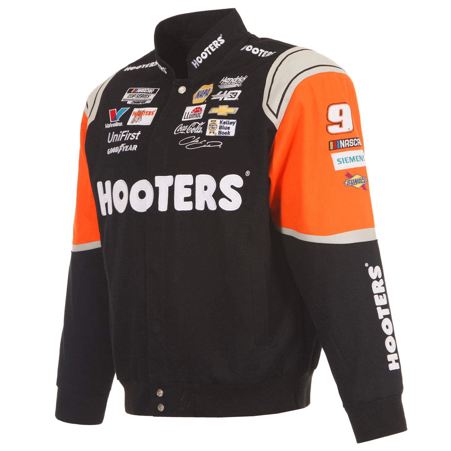 Chase Elliot 9 Hooters Nascar Twill Jacket