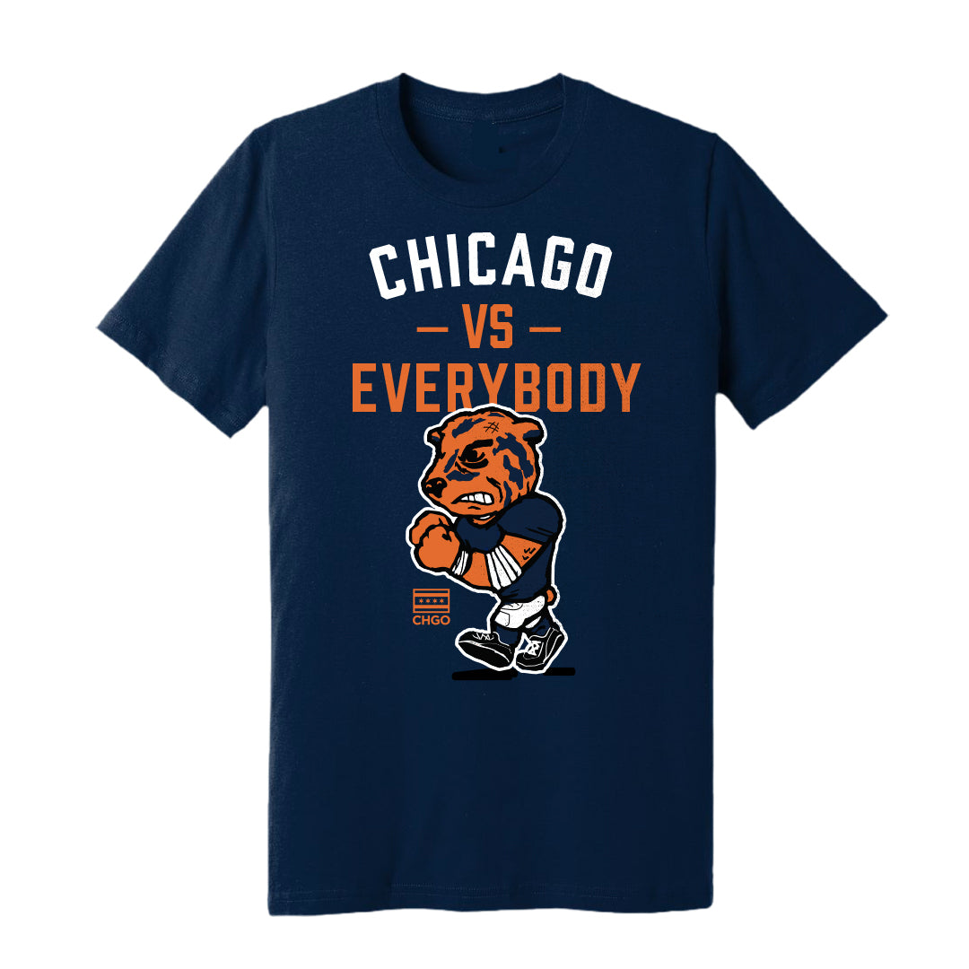 Chicago vs Everybody Navy T-Shirt