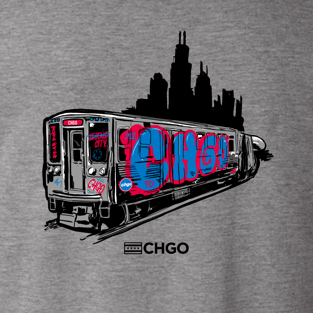 Chicago CHGO Train Tee