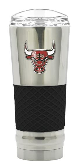 Chicago Bulls Chrome 24oz. Draft Beverage Tumbler