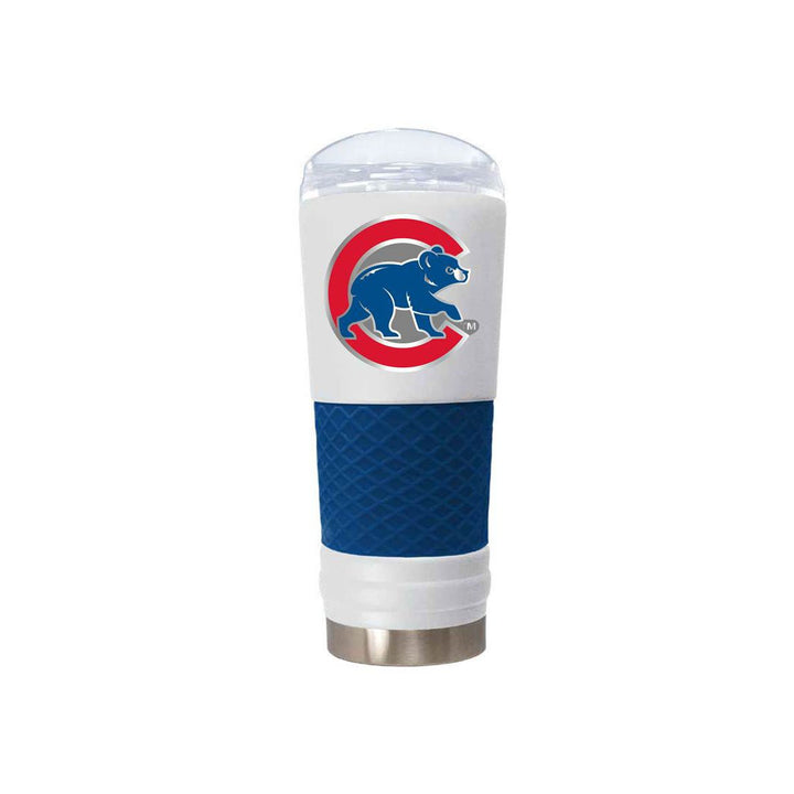 Chicago Cubs White 24 oz. Draft Stainless Steel Beverage Cup - Crawl Bear