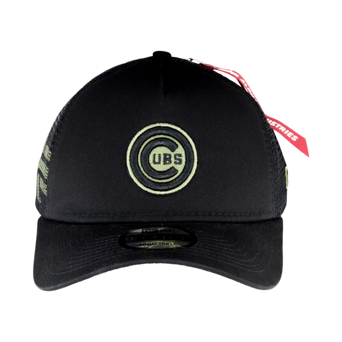 Chicago Cubs Black 2023 Alpha New Era 9FORTY Adjustable Hat