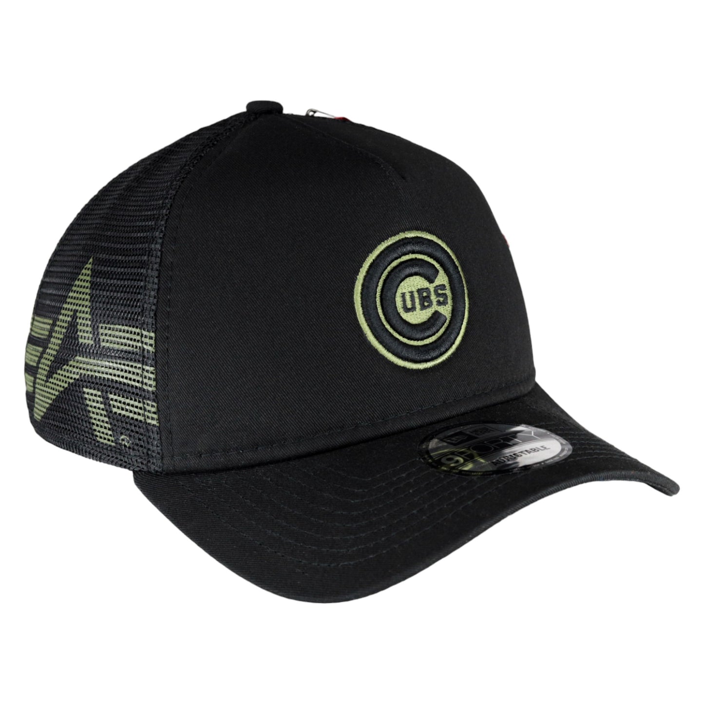 Chicago Cubs Black 2023 Alpha New Era 9FORTY Adjustable Hat