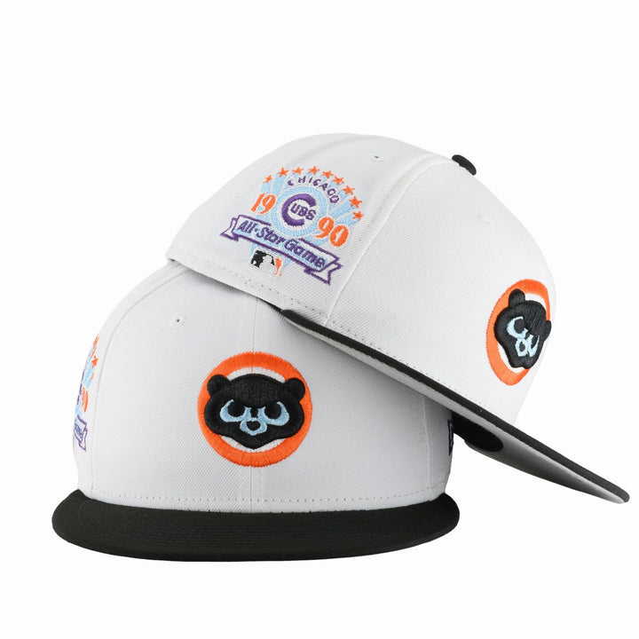 Chicago Cubs Optic White/Black 1990 ASG New Era 59FIFTY Fitted Hat