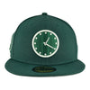 Chicago Cubs Dark Green Clock New Era 59FIFTY Fitted Hat