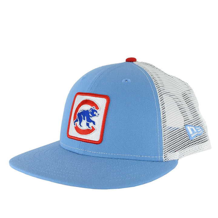 Chicago Cubs Sky White New Era 9FIFTY Low Profile Mesh Back Hat