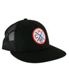 Chicago Cubs Black Circle Patch New Era 9FIFTY Low Profile Mesh Back Hat