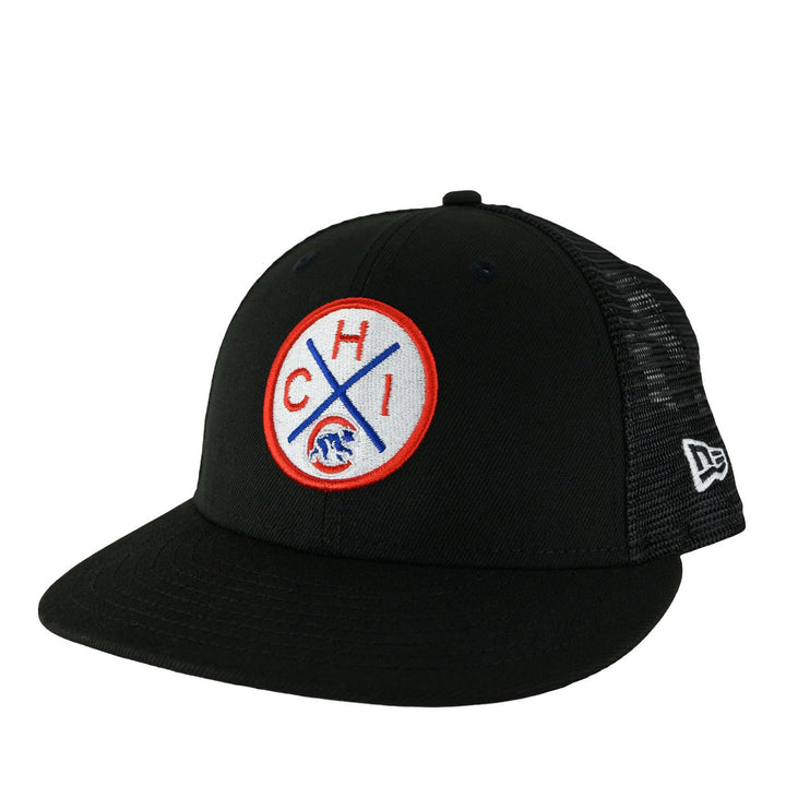 Chicago Cubs Black Circle Patch New Era 9FIFTY Low Profile Mesh Back H -  Clark Street Sports
